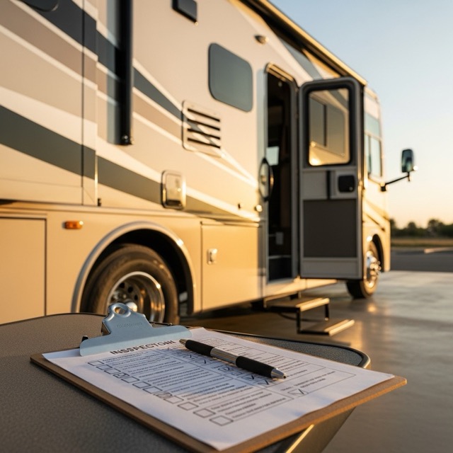 New RV Delivery Checklist